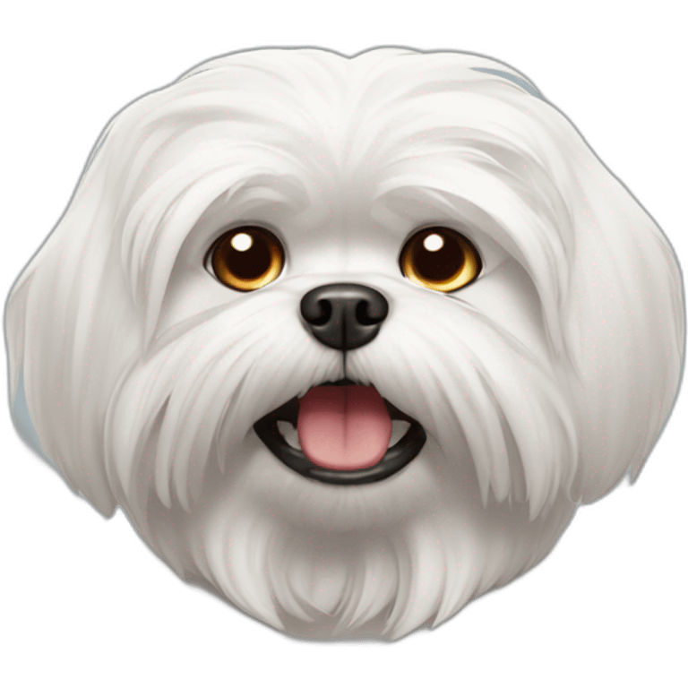 Angry Maltese dog emoji