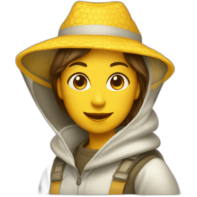 Female beekeeper emoji