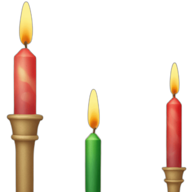 christmas candles landern emoji