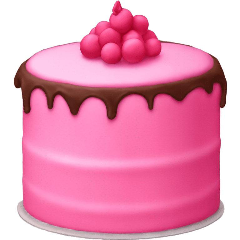 Pink cake  emoji