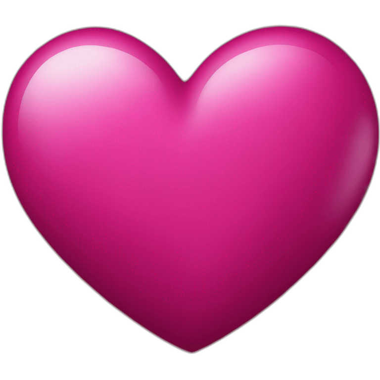 dark pink heart emoji