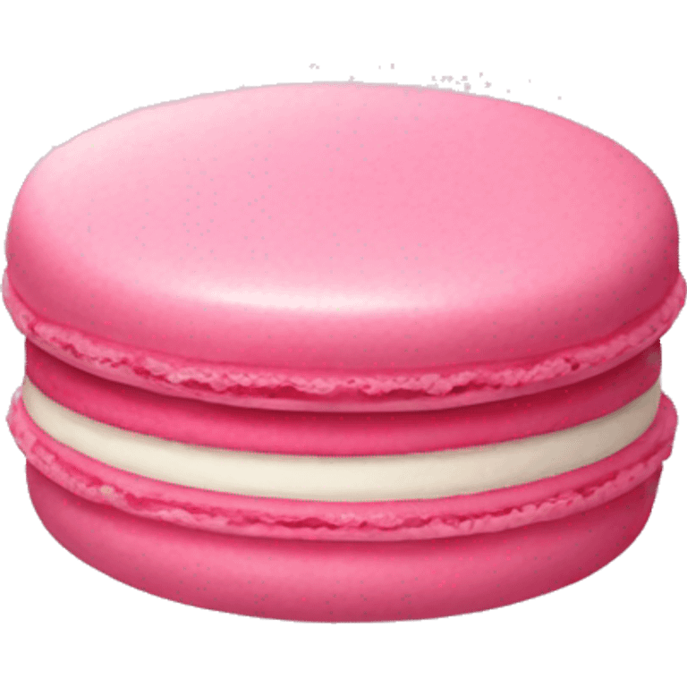 Pink macaron emoji