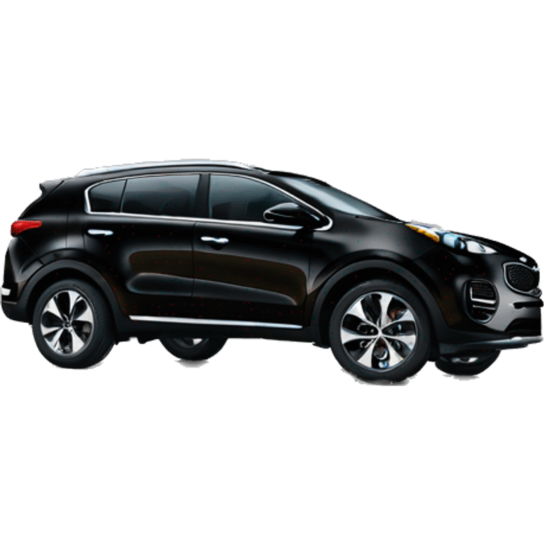 Kia Sportage 2017 black emoji