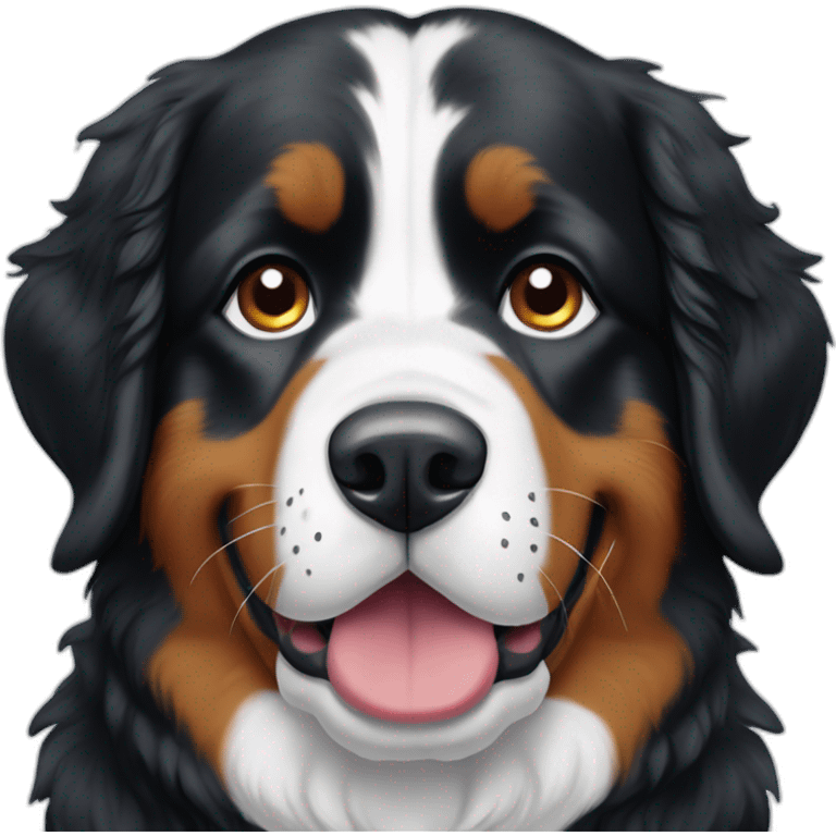 bernese mountain dog snow emoji