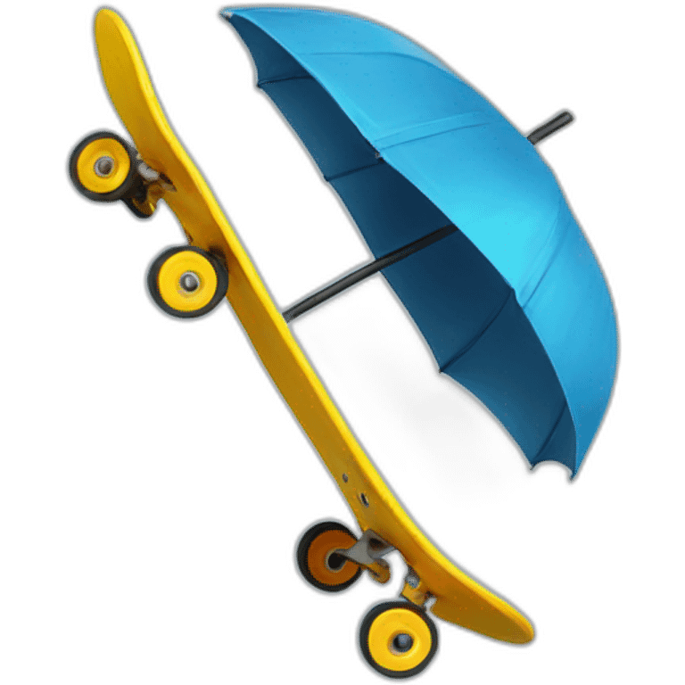 chuva skate emoji