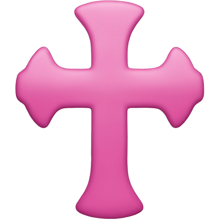 pink cross  emoji