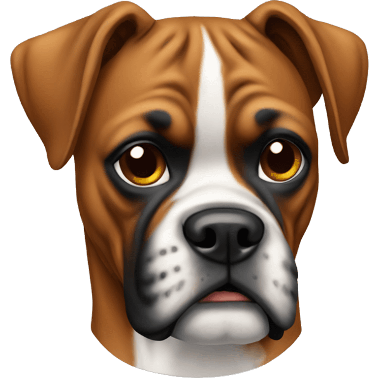 A boxer dog breed emoji