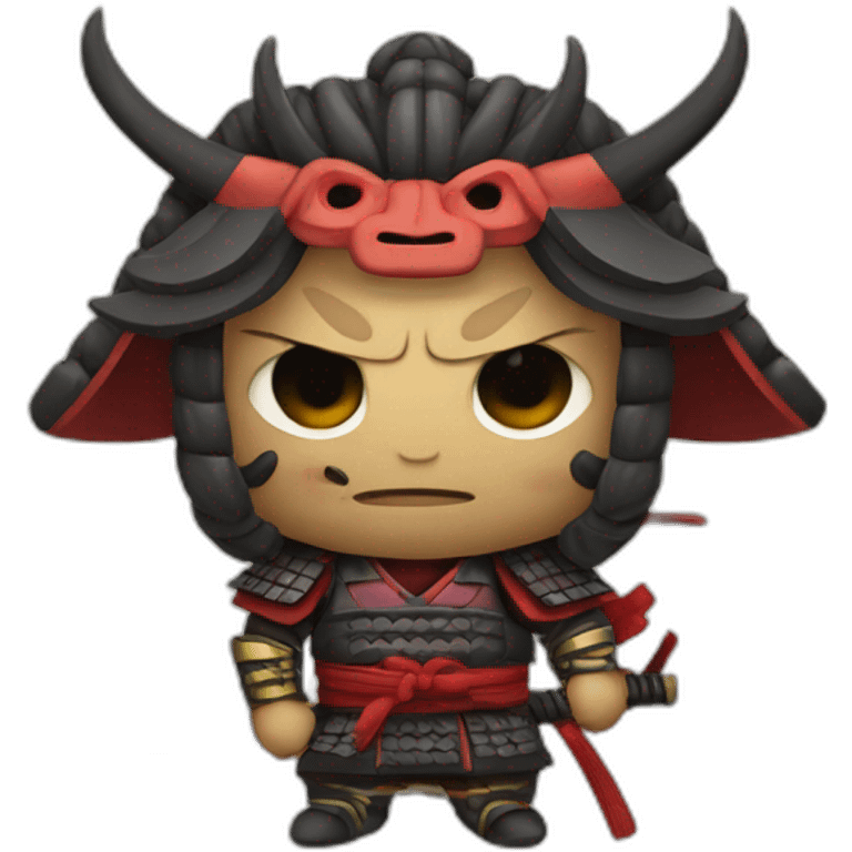 oni samurai emoji