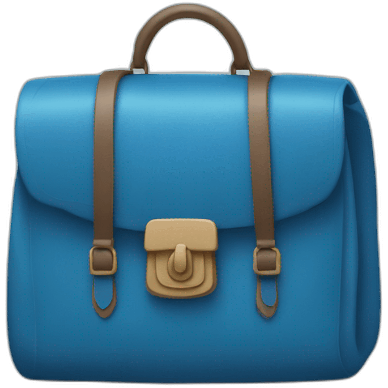 Blue bag emoji