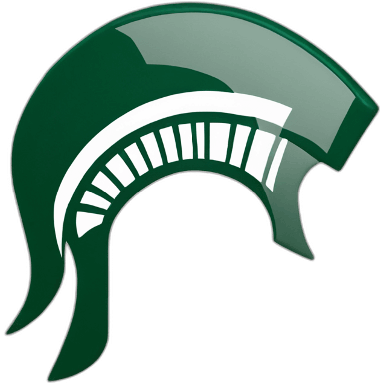 michigan state spartans logo emoji