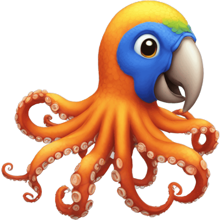 octopus parrot emoji