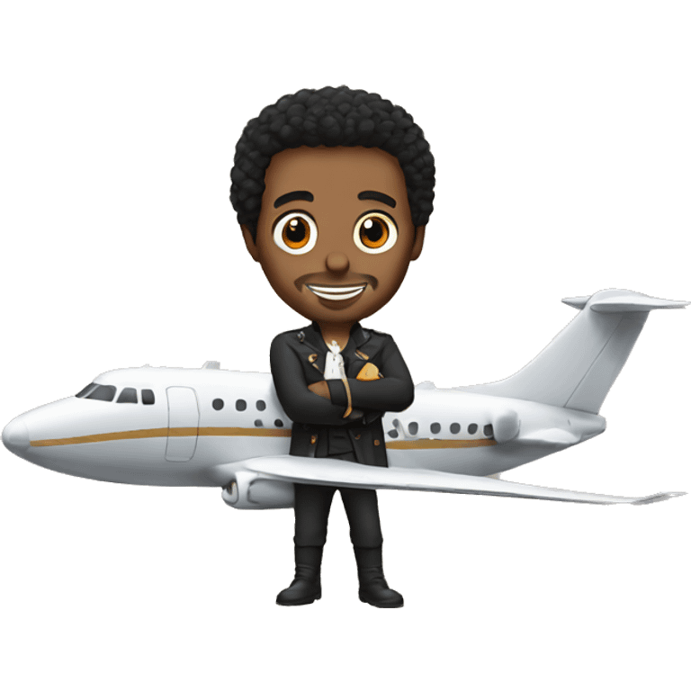 Hamilton with a plane emoji