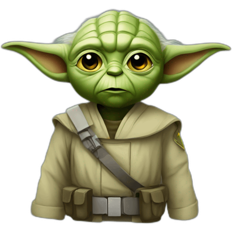 Yoda Ukrainian army strong general  emoji