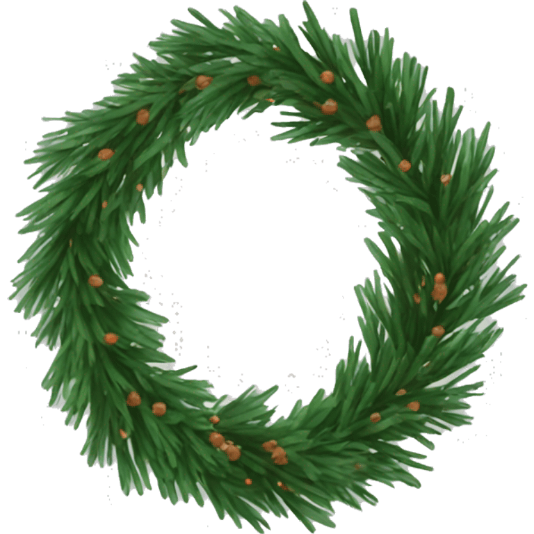 Pine garland emoji