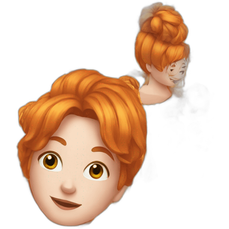 Une rousse emoji