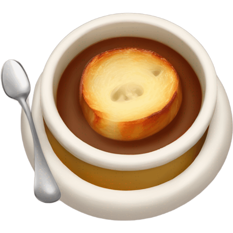 French onion soup emoji