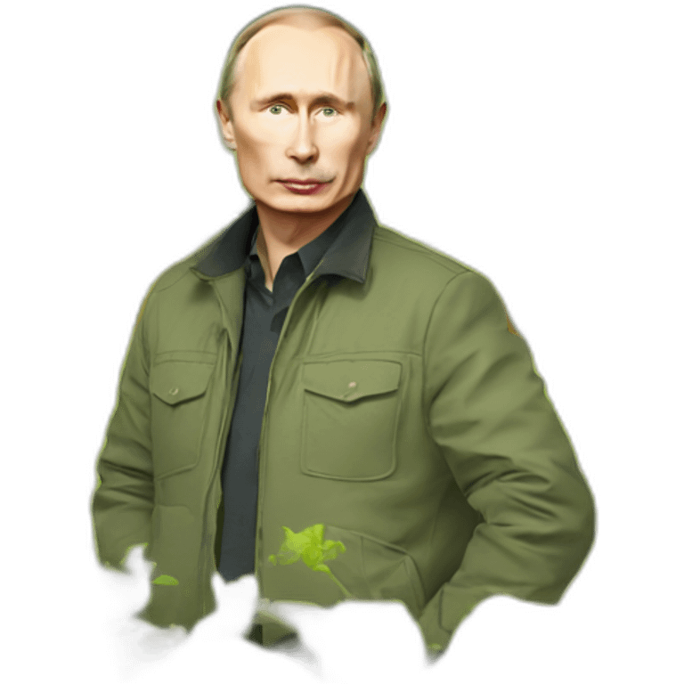 Putin and agriculture emoji