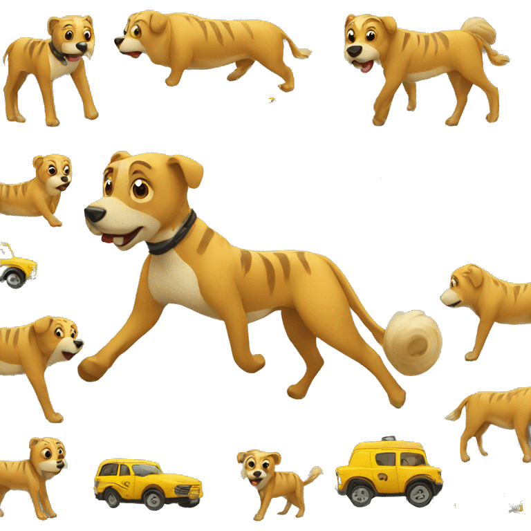 animal taxi emoji