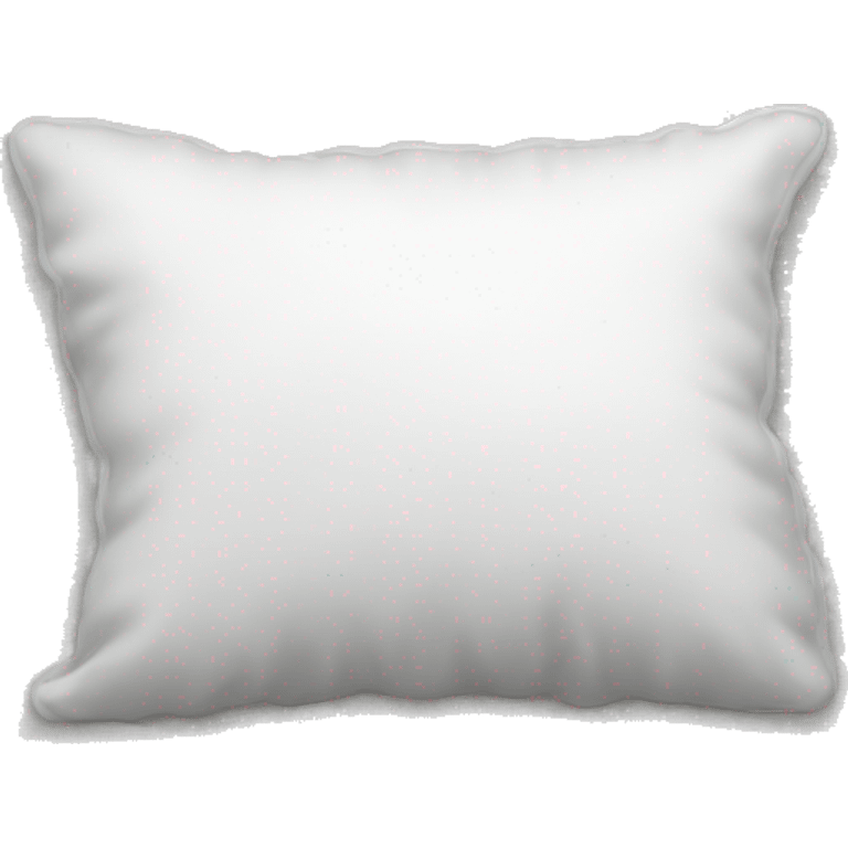 White pillow hairy emoji