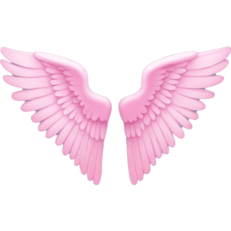 Pink Angel wings emoji