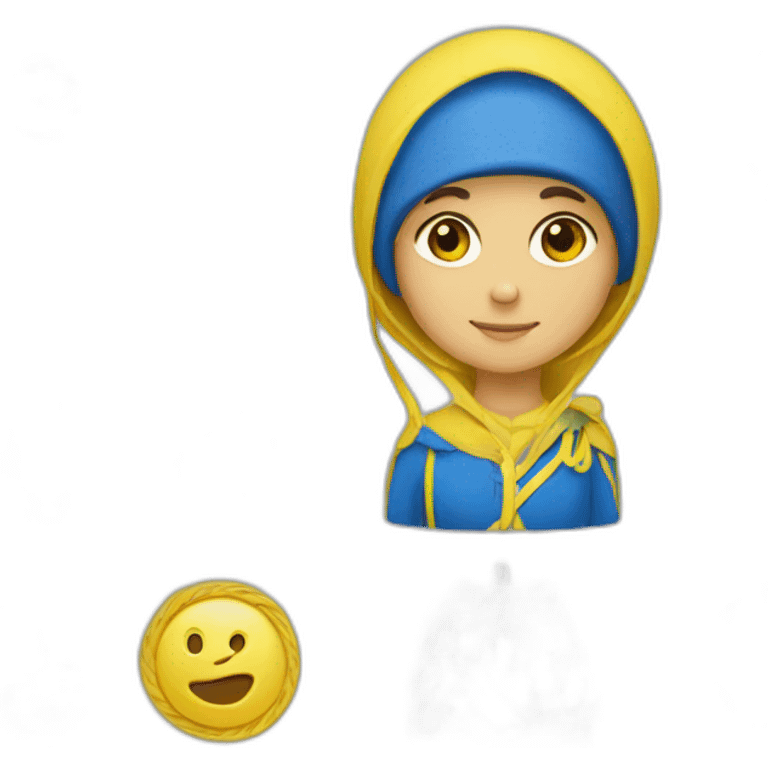 Motherland Ukraine In Kyiv emoji