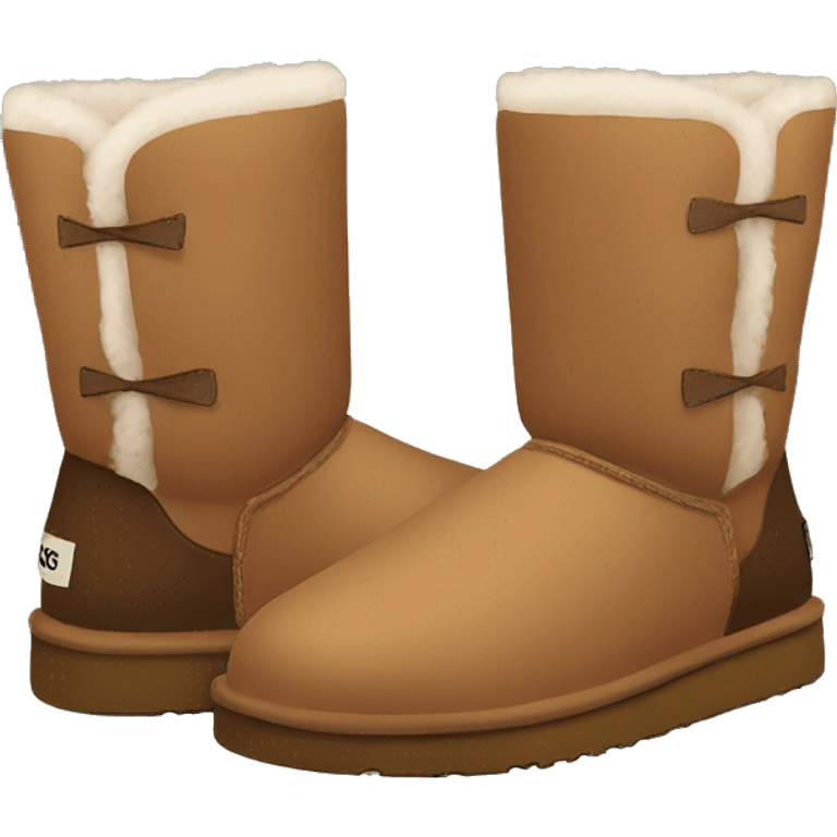 Ugg boots brown emoji