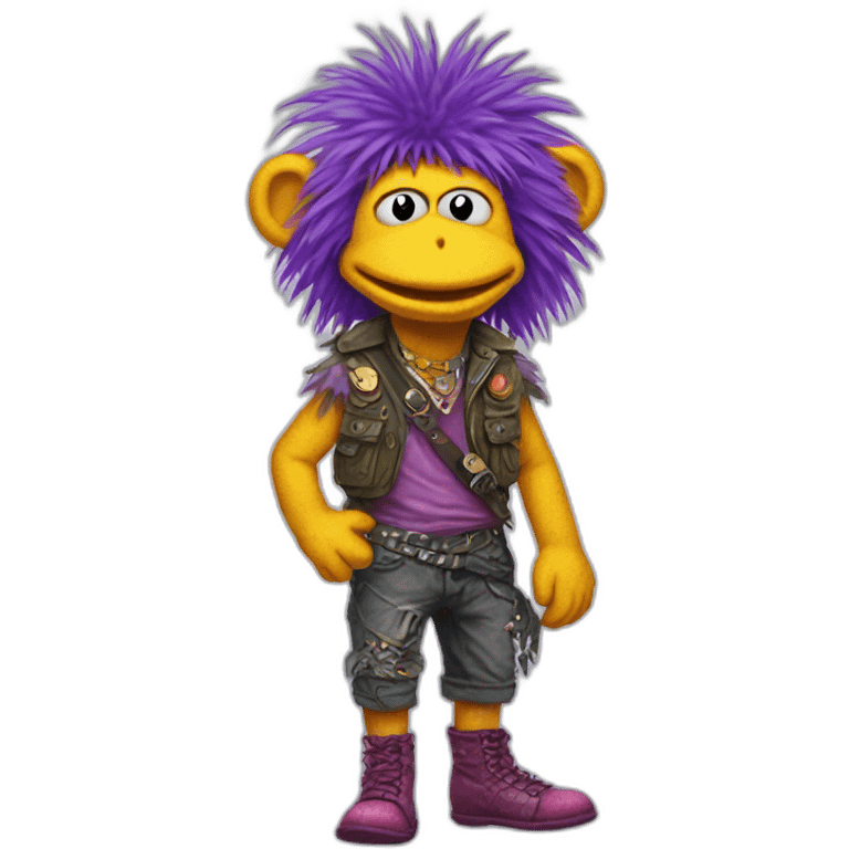 Fraggle punk emoji