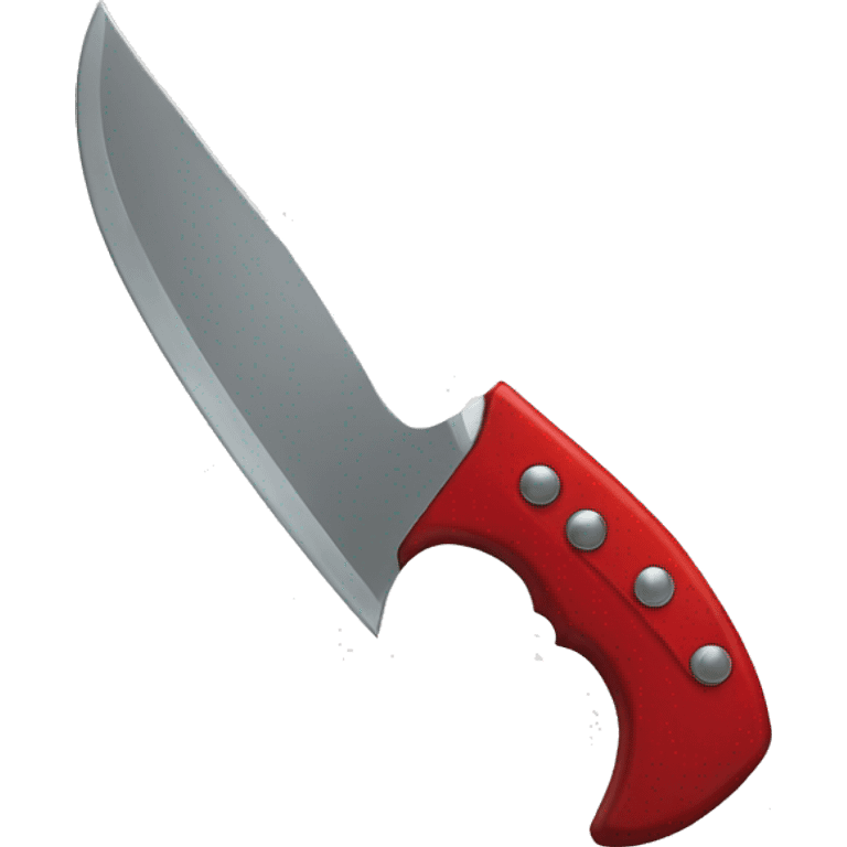 red knife emoji