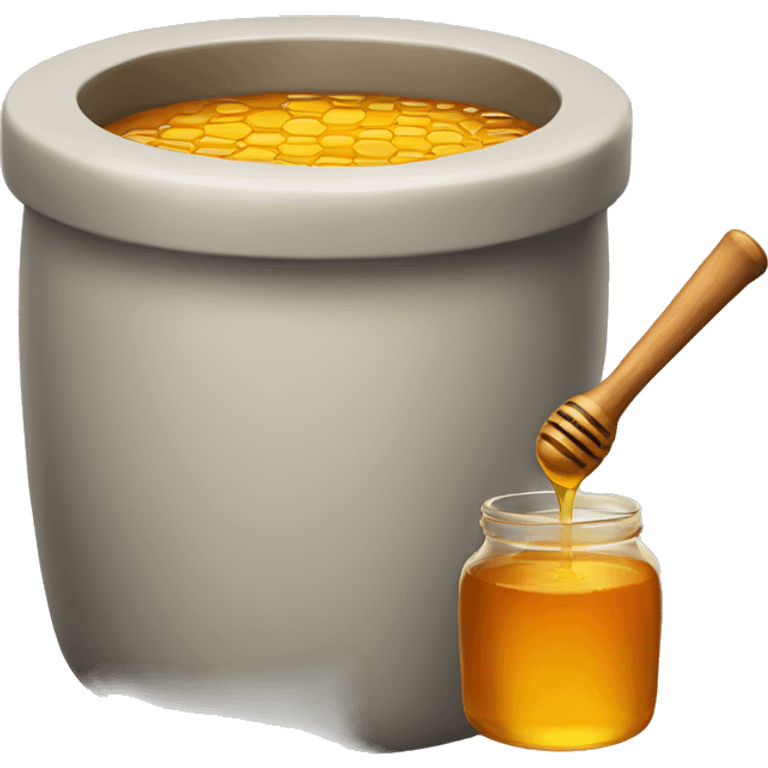 Pot of honey emoji