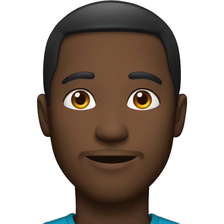 Black male emoji