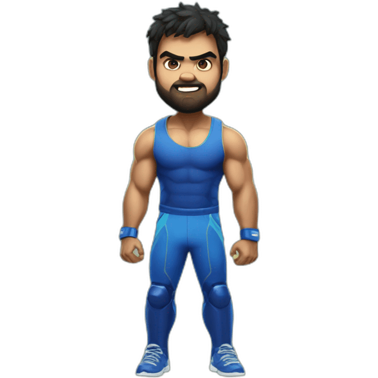 Rohit sharma as hulk emoji