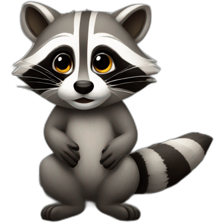 A raccoon in Istanbul emoji