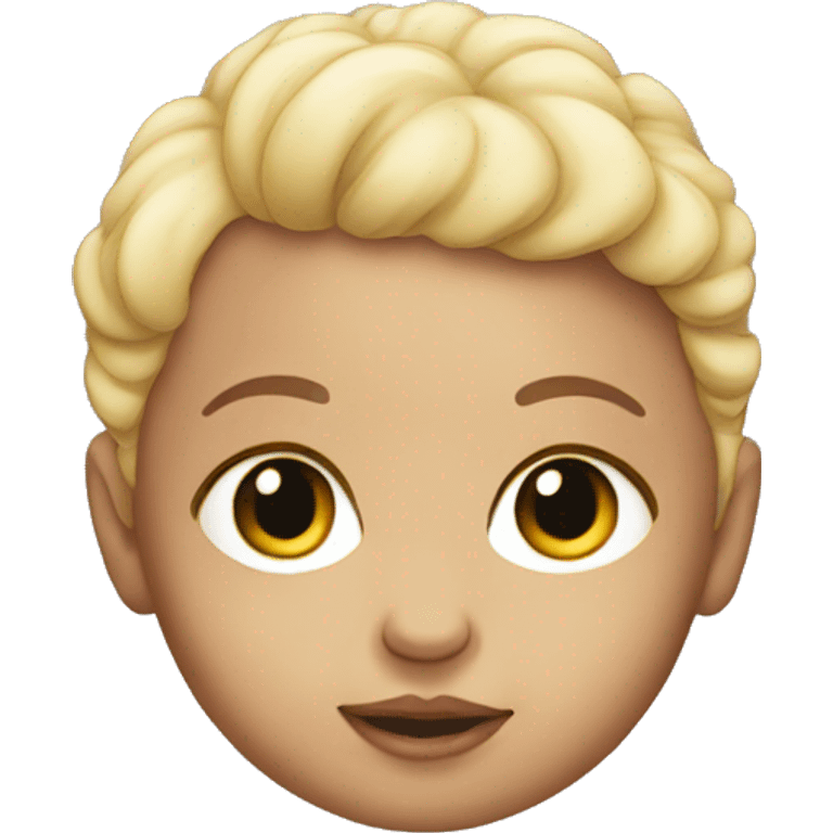 Baby doll head emoji