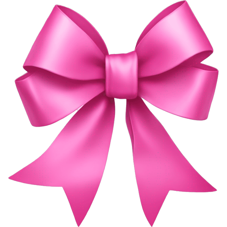 Pink ribbon bow  emoji