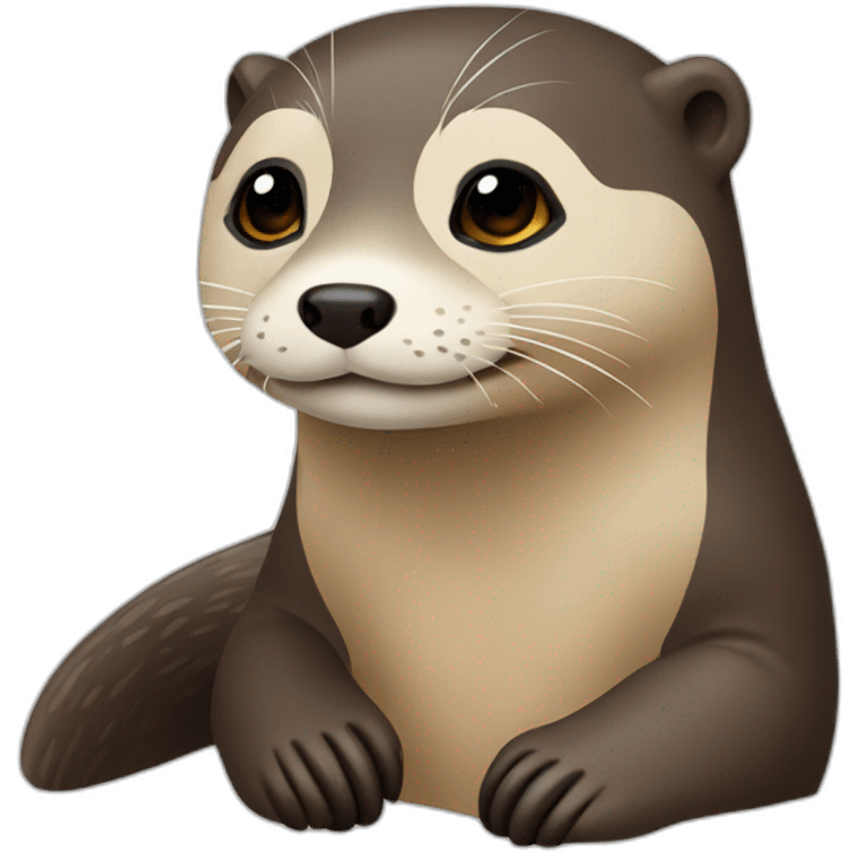 Loutre Caline ours emoji