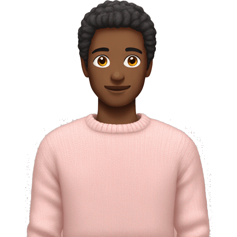 Pastel pink sweater emoji