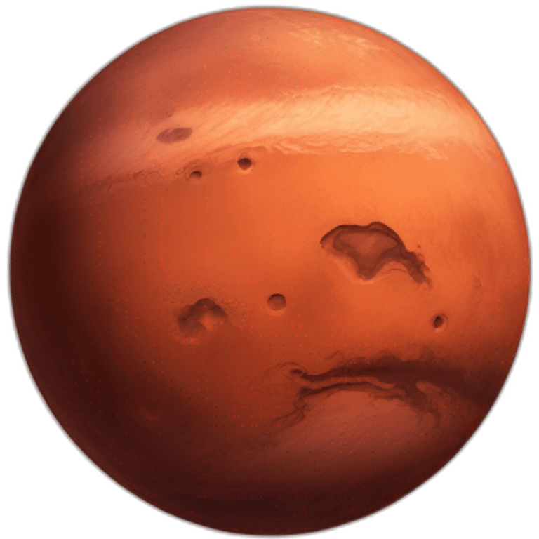 planet mars emoji