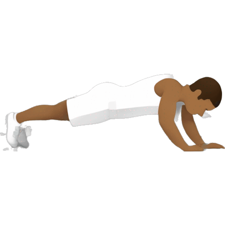 pushup white emoji