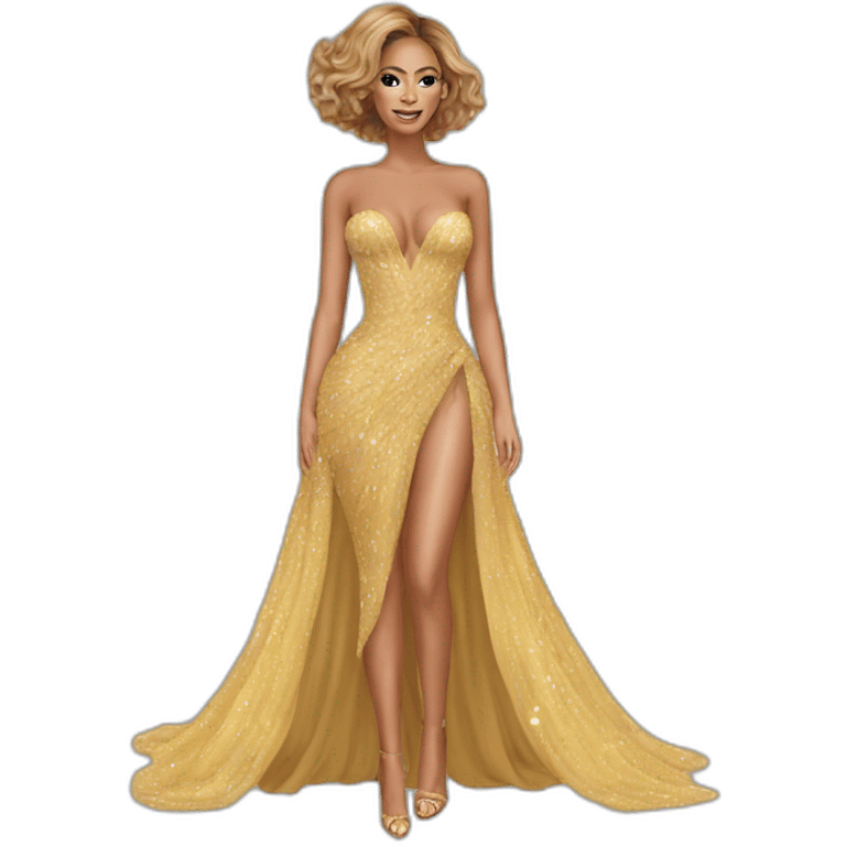 Beyoncé amazing dress emoji