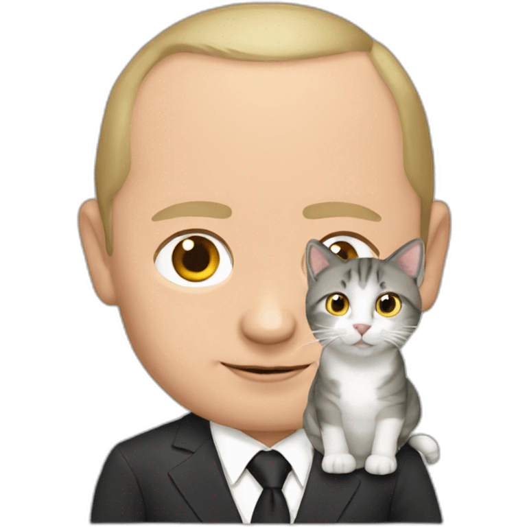 Putin with cat emoji