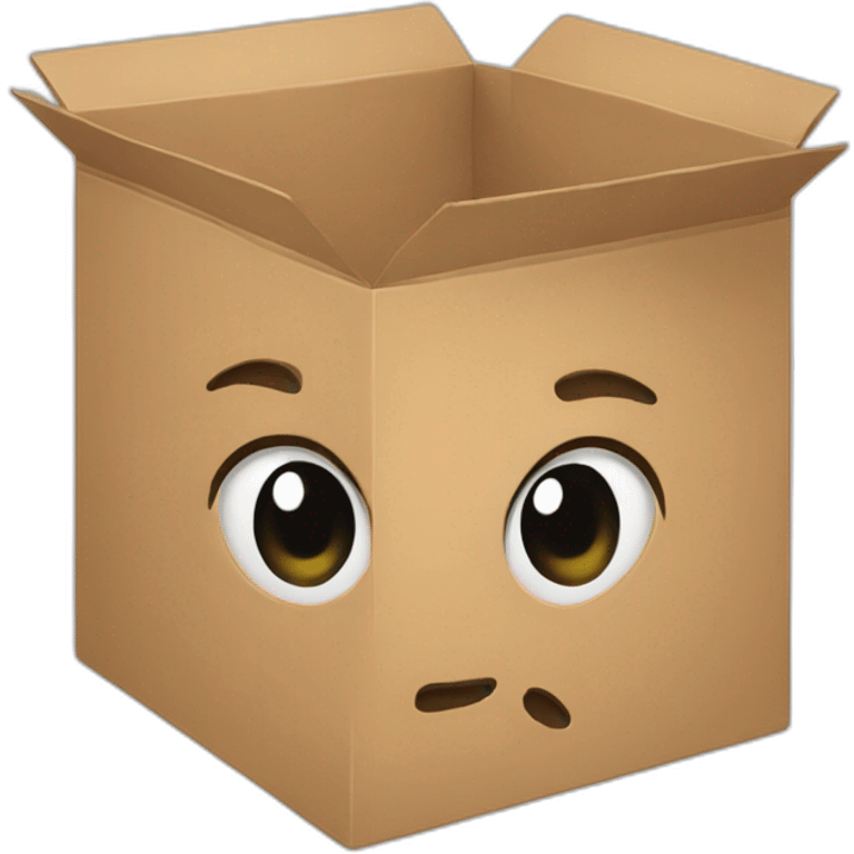 head inside a box emoji