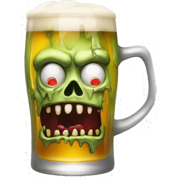 zombie drink beer emoji