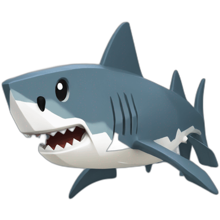 minecraft shark thinking emoji