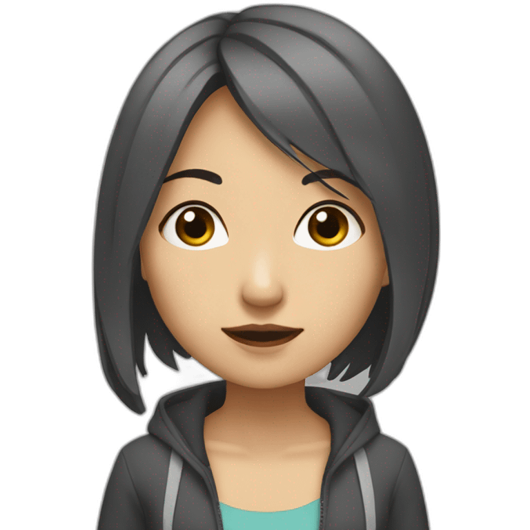 Sophia smart Asian critical emoji