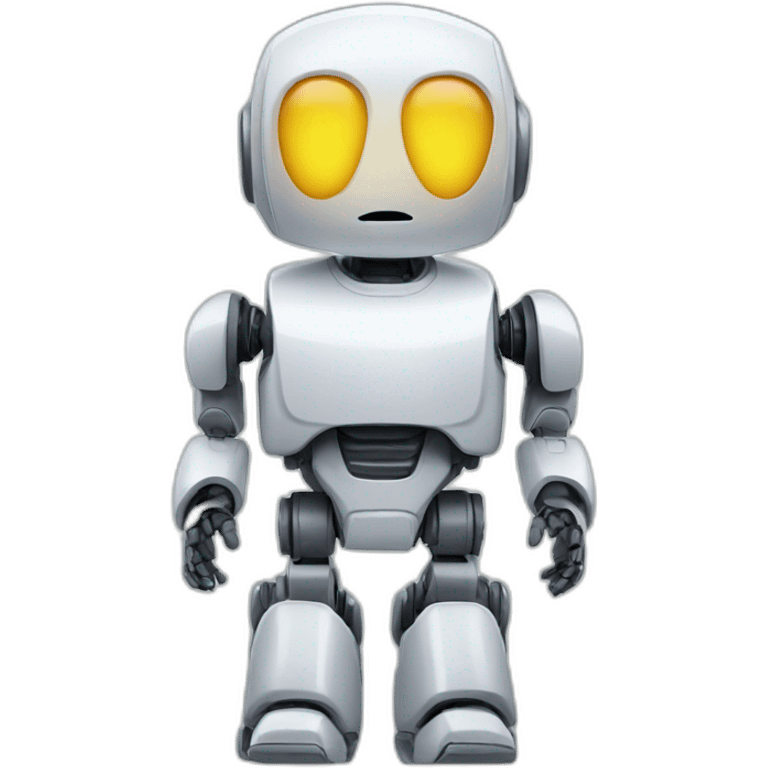 White Male Robot emoji