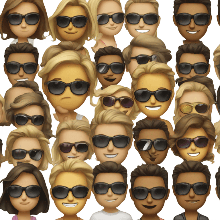 Nine with sunglasses from bdfi emoji