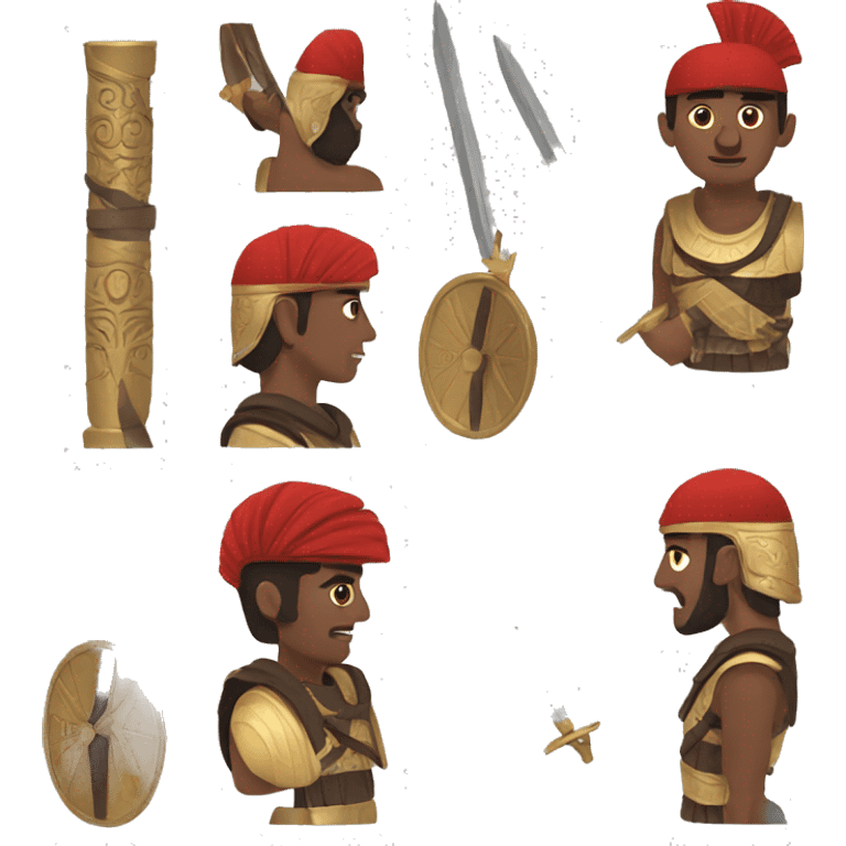 Ancient greek soldier  emoji