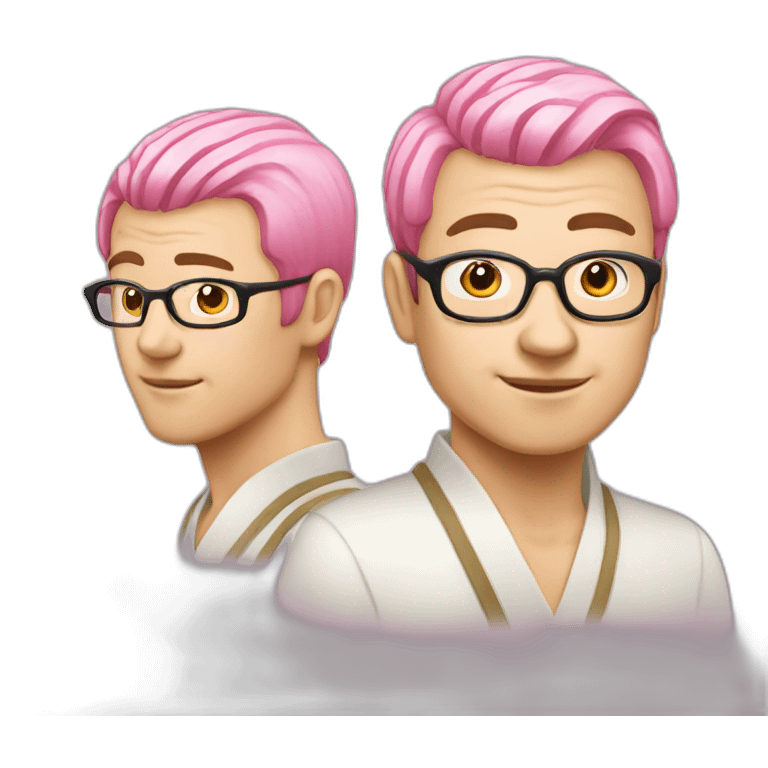 pinkhair-middleage-man-japanese-spectacle emoji