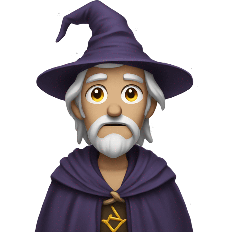 sad wizard looking at camera sad sad sad emoji