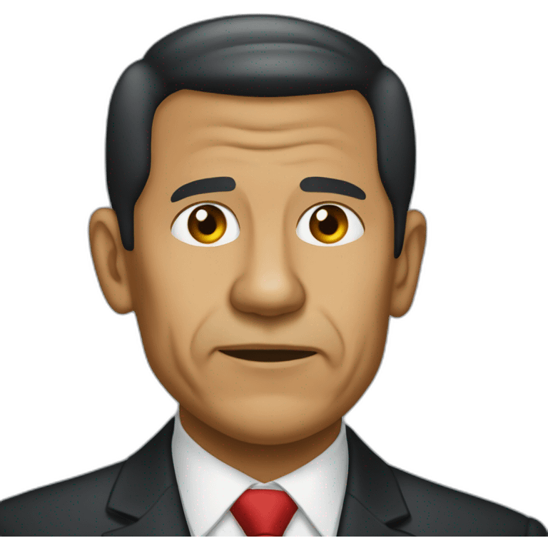 former president antauro humala serious emoji